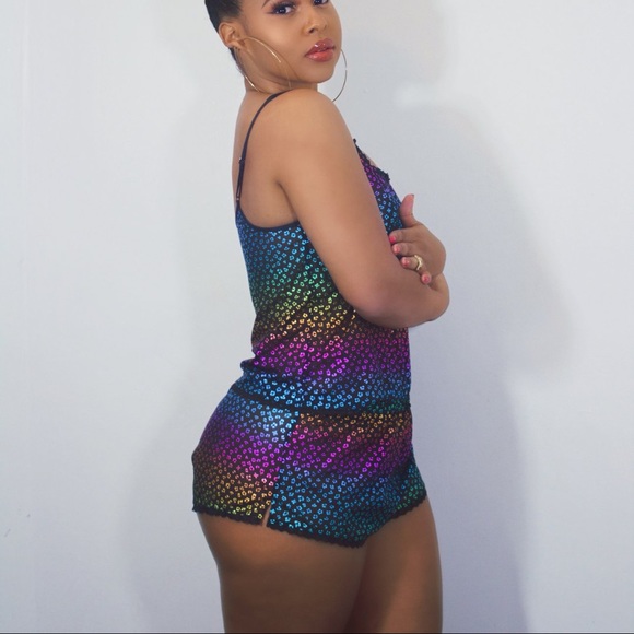 Savage X Fenty Party Foil Leopard Cami - Picture 4 of 5